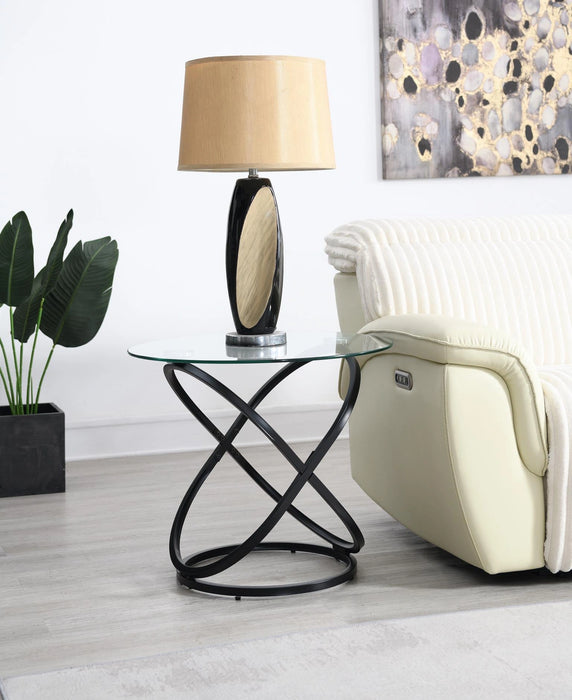 T305 Black 3 Pk Table Set 3-Cn