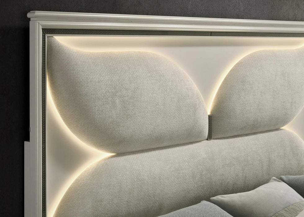 Mysterious Gold King Bed