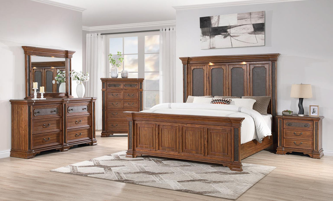 B020 Bed Frame-Dresser-Mirror-Chest-Nightstand