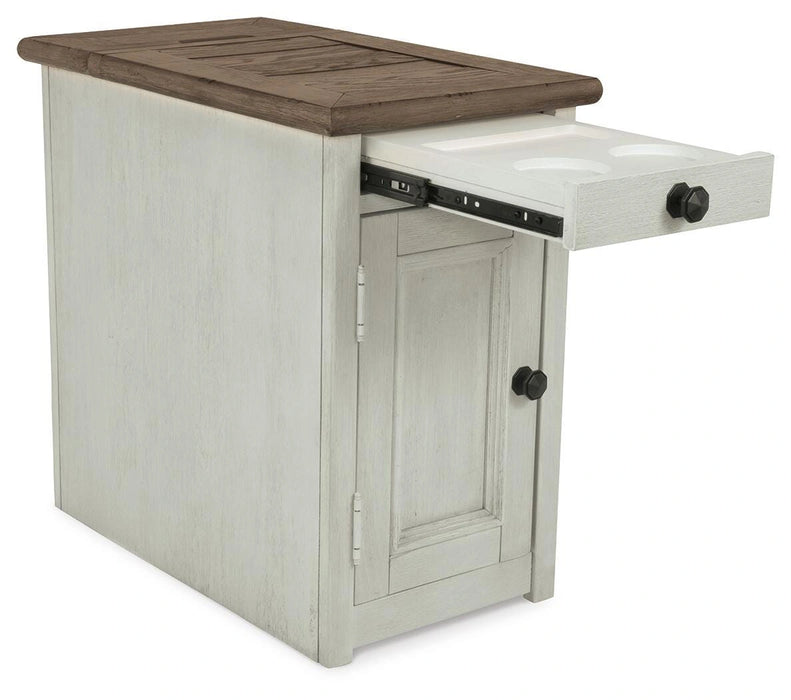 Bolanburg Chairside End Table with USB Ports & Outlets