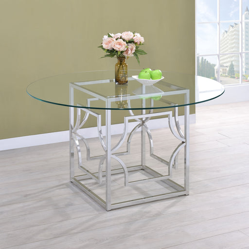 Starlight Round Glass Top Dining Table image