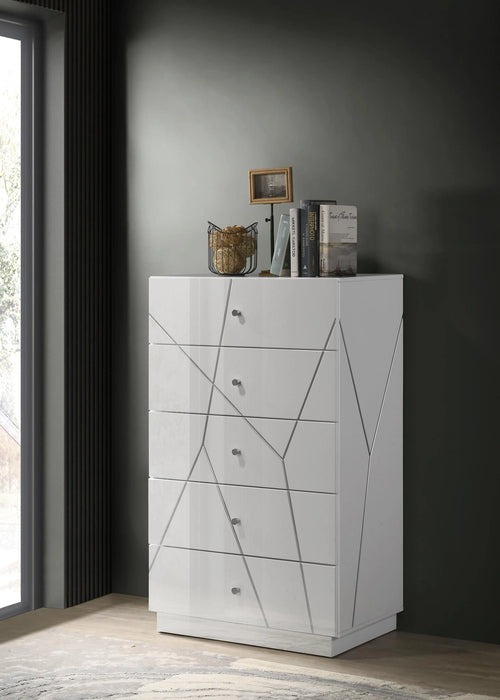 Queen Bed Frame - Dresser - Mirror - Chest - Nightstand