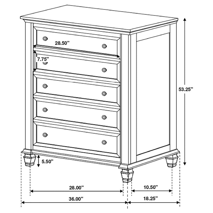 Sandy Beach Bedroom Set
