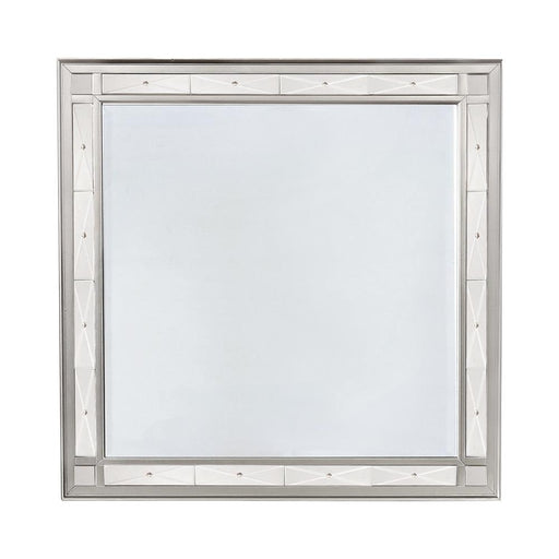 Leighton Beveled Dresser Mirror Metallic Mercury image