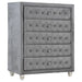 Deanna 5-drawer Rectangular Chest Grey image