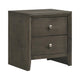 Serenity 2-drawer Nightstand Mod Grey image