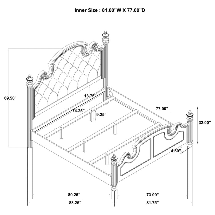 Celina 5 Pc Bedroom Set