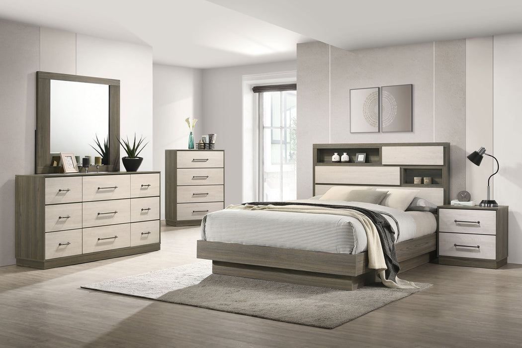 Fenwick Bookcase Platform Bed