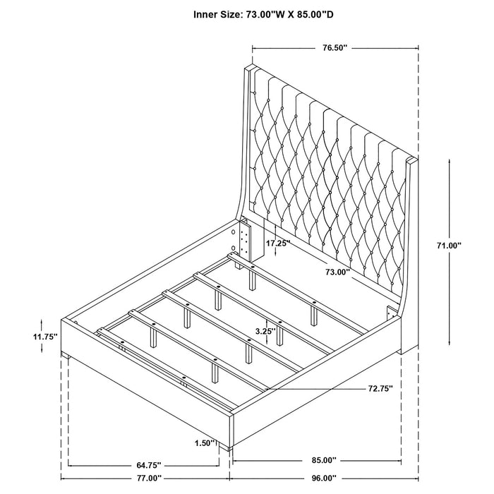 Camille Eastern / California King Headboard