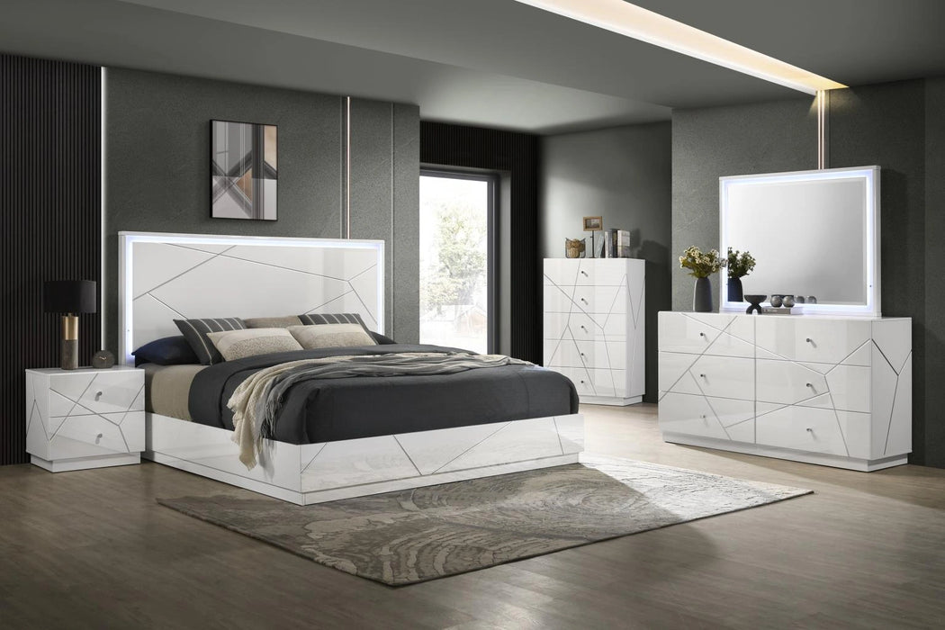 King Bed - Dresser - Mirror