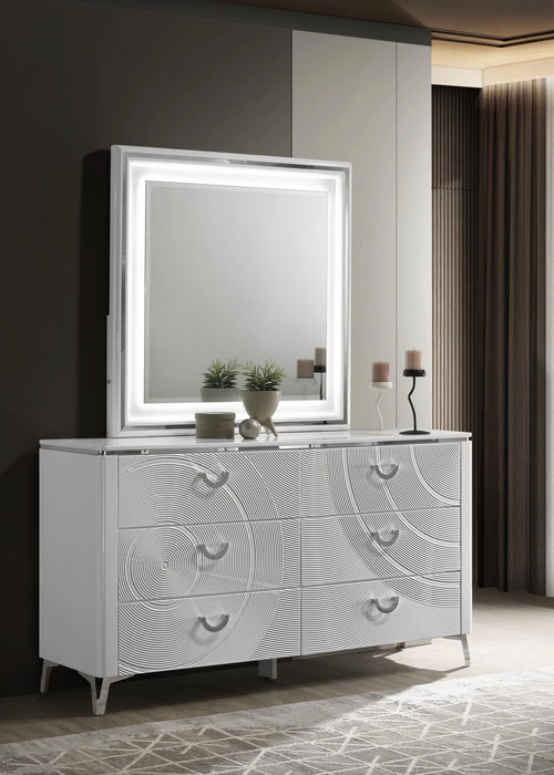 King Bed Frame - Dresser - Mirror - Chest - Nightstand