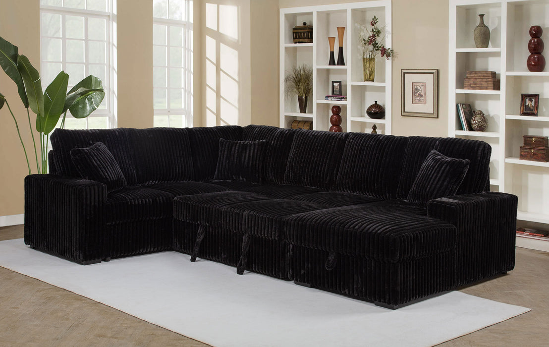 Devonshire Pull-Out Sleeper Sectional Sofa
