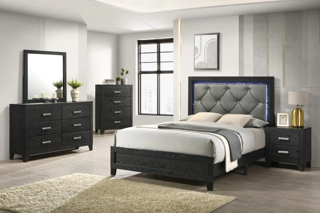 Full Bed-Dresser-Mirror