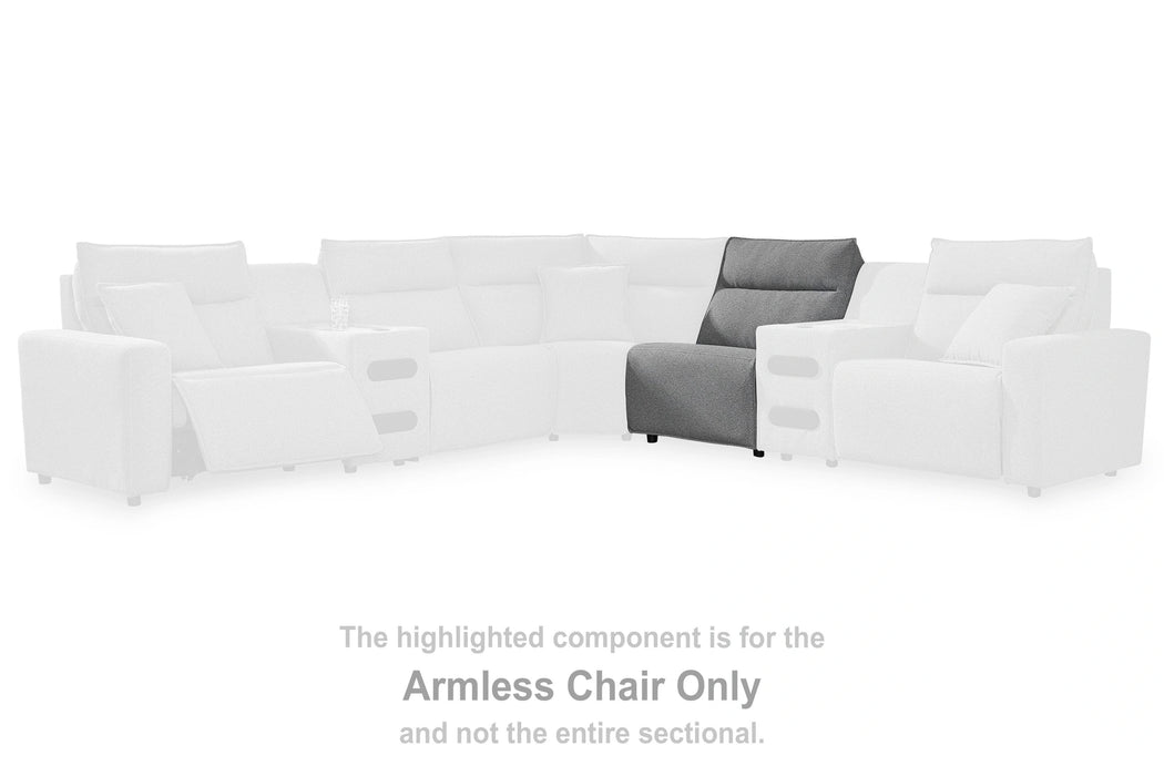 Modmax II Power Reclining Sectional with Chaise and Audio Consoles