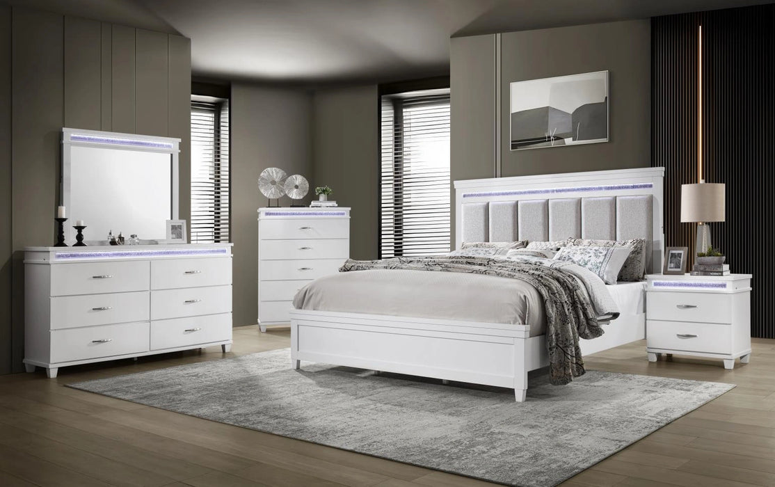 White Led Mirror
