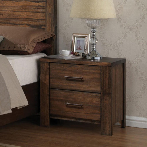 Acme Merrilee 2-Drawer Nightstand in Oak 21683 image