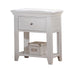 Lacey White Nightstand (1 DRAWER) image