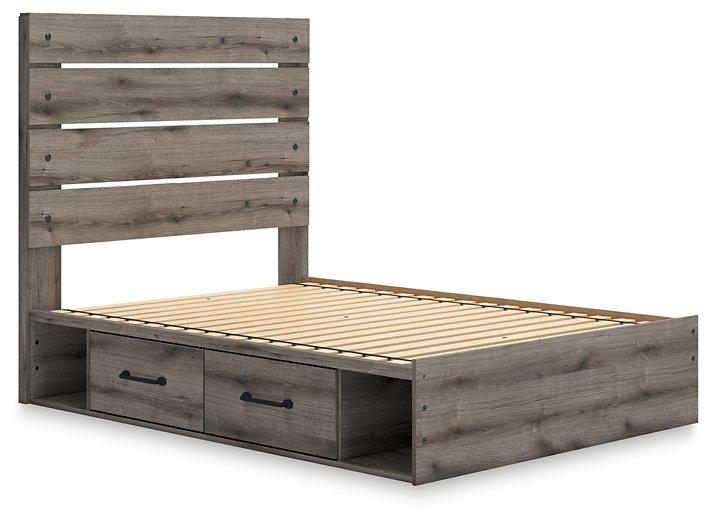 Graystorm Bed with Storage