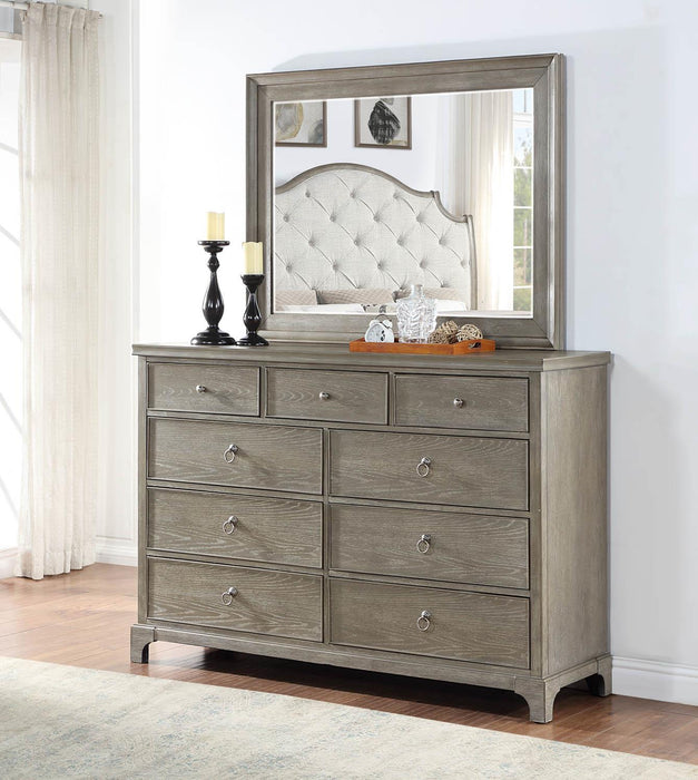 B022 Gray Dresser