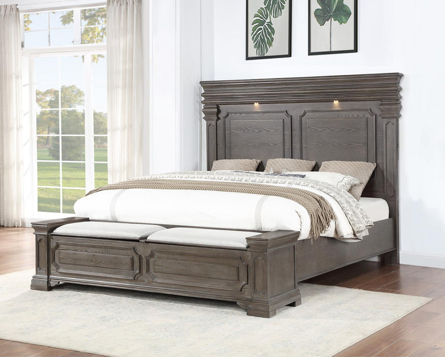B067 Dark Gray Bed