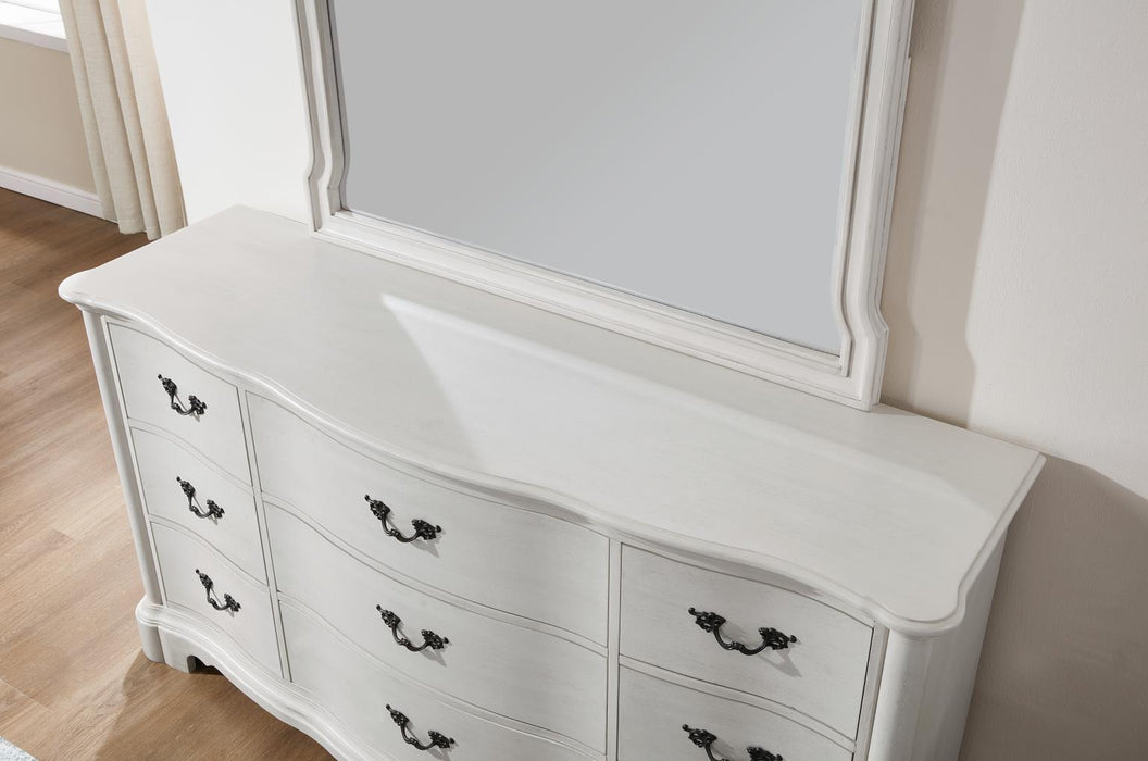 Antique White Mirror