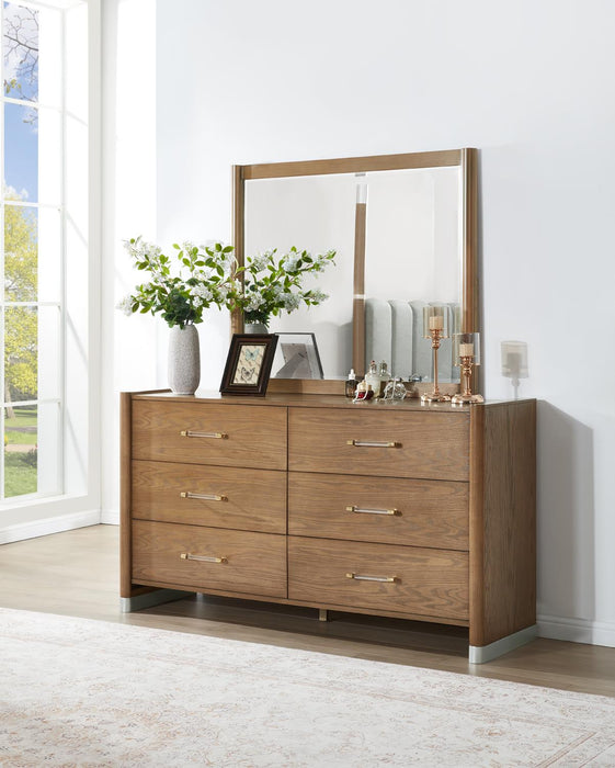 Warm Brown Mirror
