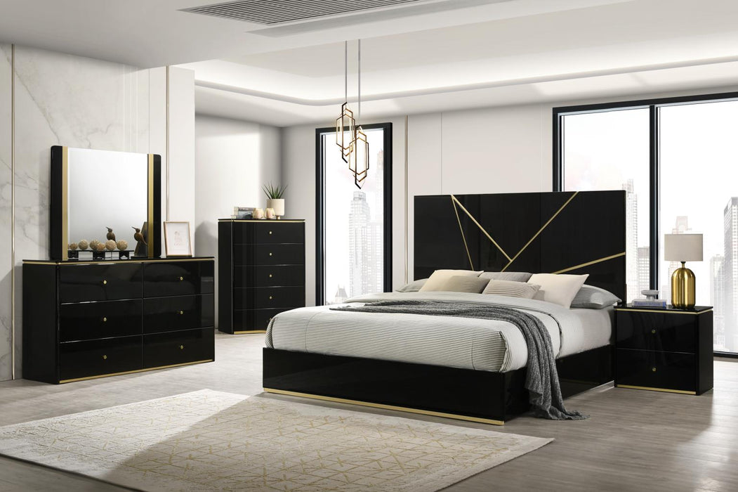 King Bed - Dresser - Mirror