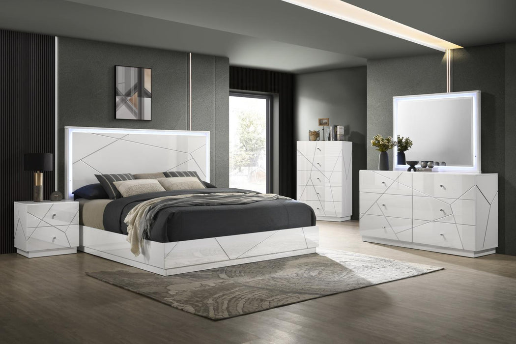 King Bed - Dresser - Mirror
