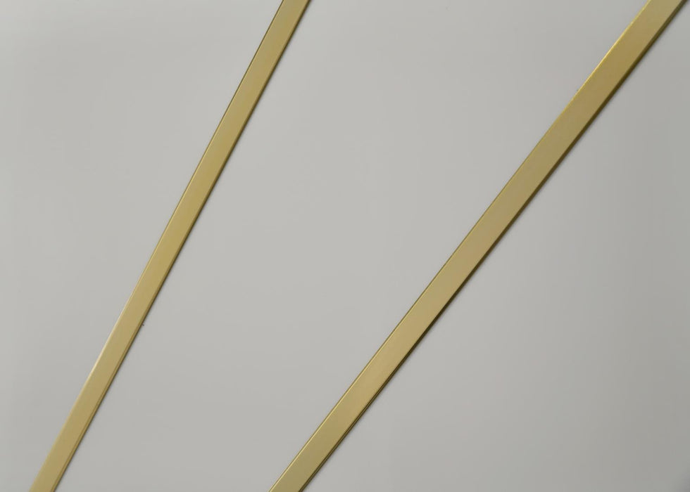 White/Gold Line Dresser