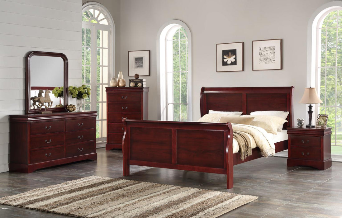 Full Bed-Dresser-Mirror