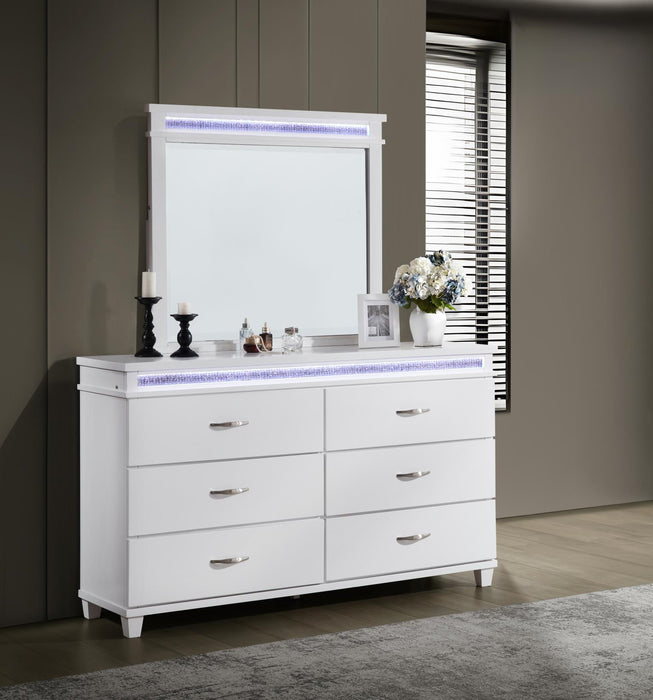 King Bed Frame - Dresser - Mirror - Chest - Nightstand