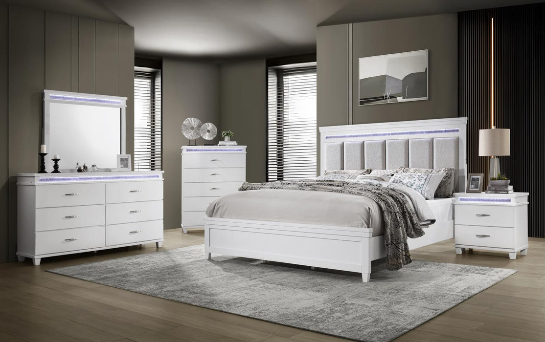 King Bed-Dresser-Mirror