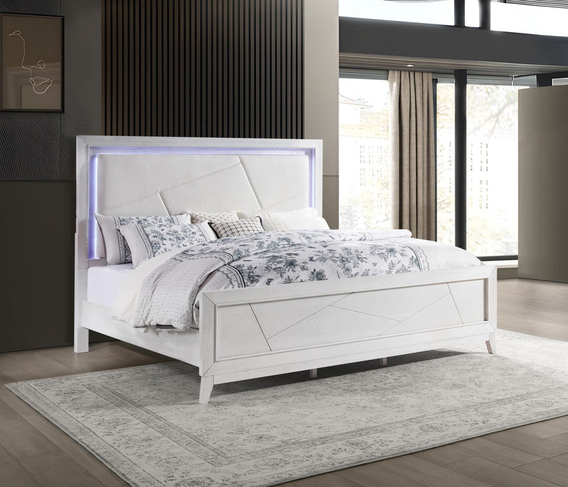 King Bed-Dresser-Mirror