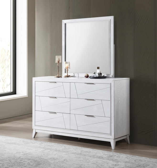 King Bed Frame - Dresser - Mirror - Chest - Nightstand