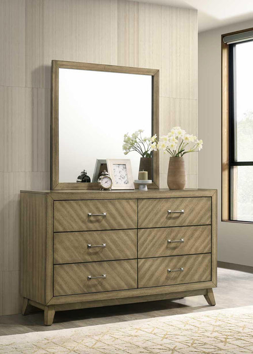 B269 Antique Gray Dresser
