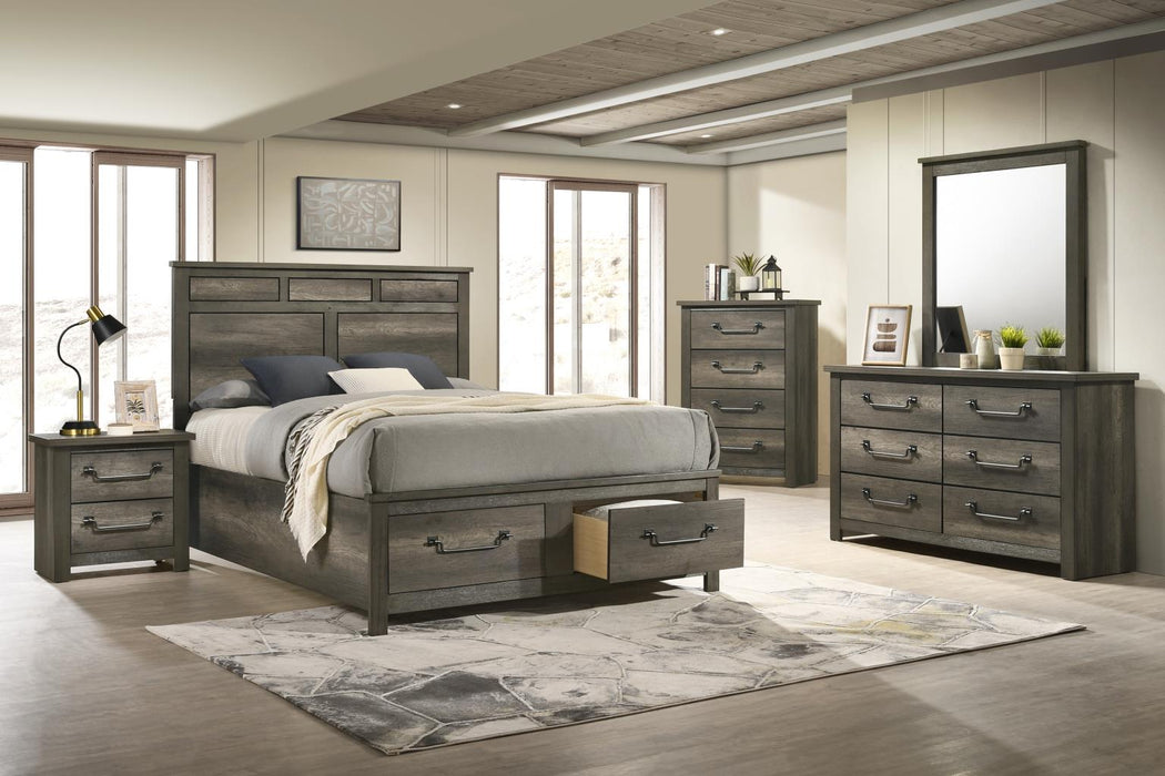 B271 Bed Frame-Dresser-Mirror-Chest-Nightstand