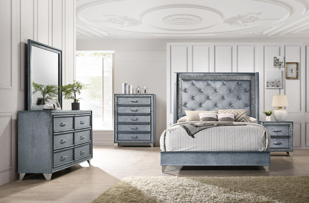 B280 Bed Frame-Dresser-Mirror-Chest-Nightstand