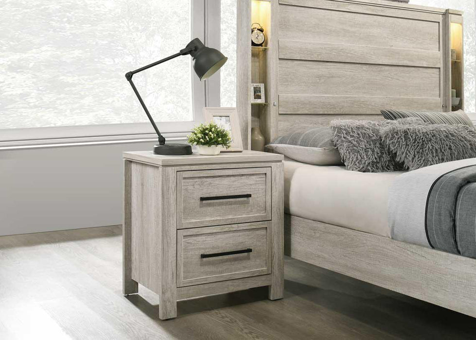 B318 Bed-Dresser-Mirror