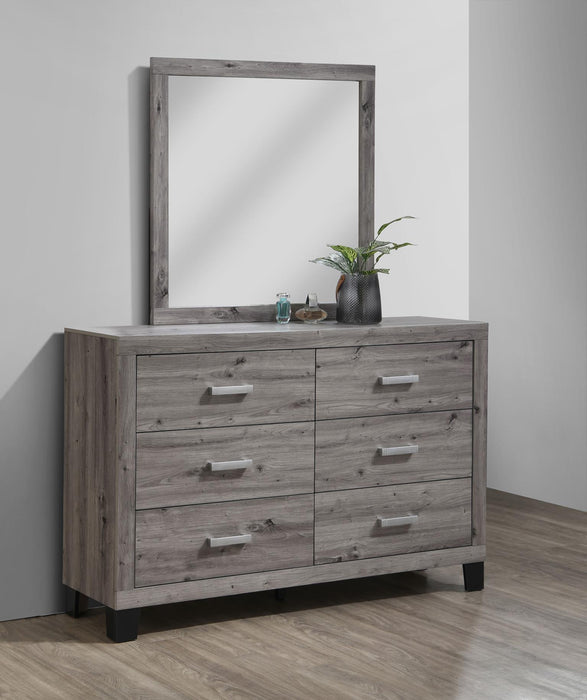 Queen Bed Frame - Dresser - Mirror - Chest - Nightstand