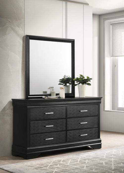 B395 Black Dresser