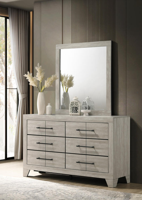 Dusty Gray Oak Mirror