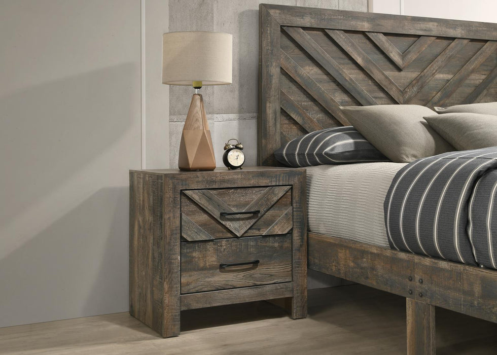 B500 Antique Brown Night Stand