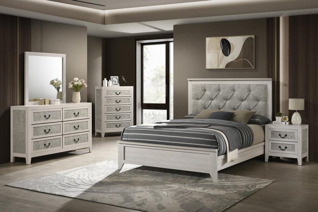 Queen Bed-Dresser-Mirror