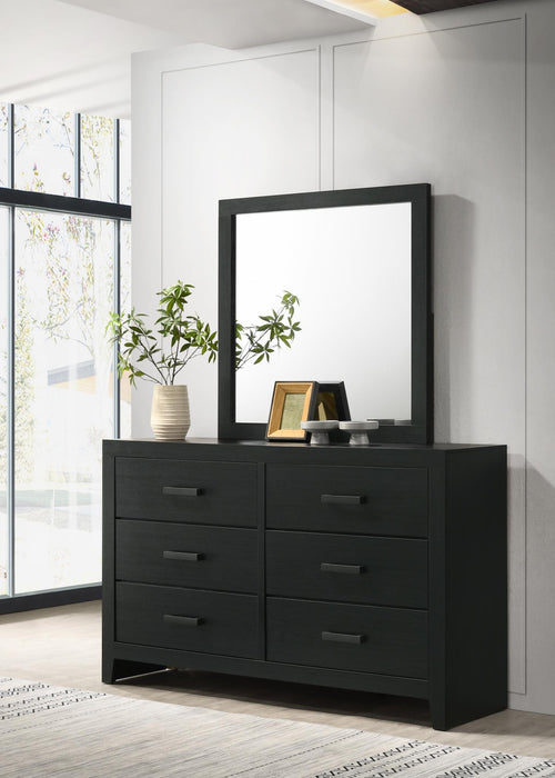 B525 Black Dresser