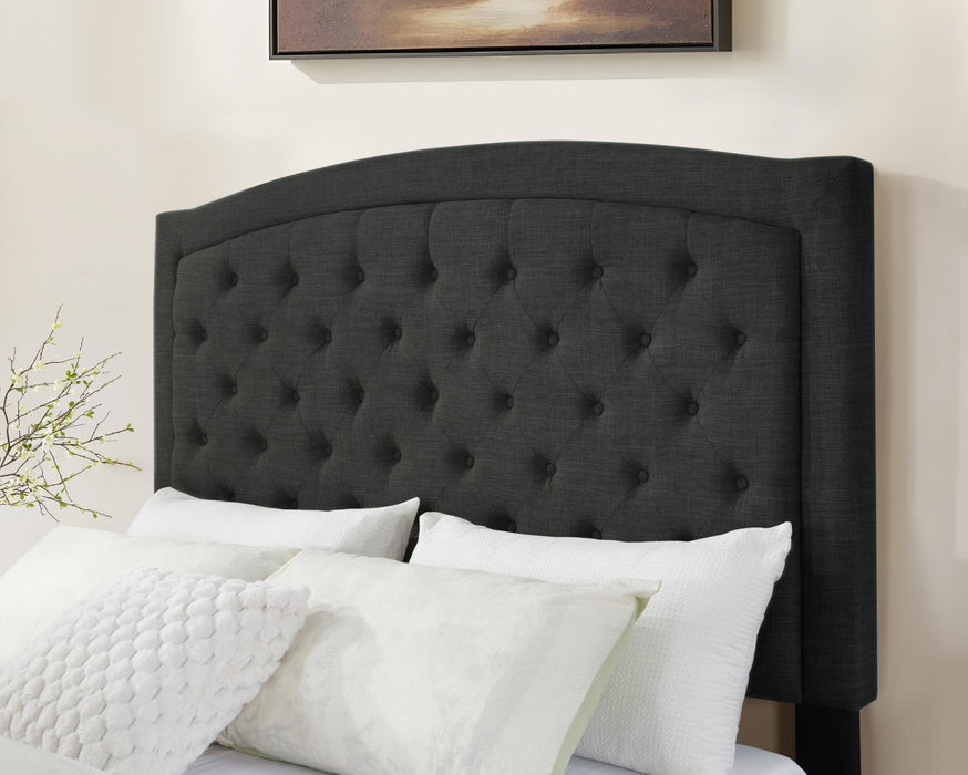Charcoal Gray Queen Bed