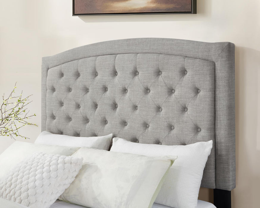 Light Gray Queen Bed