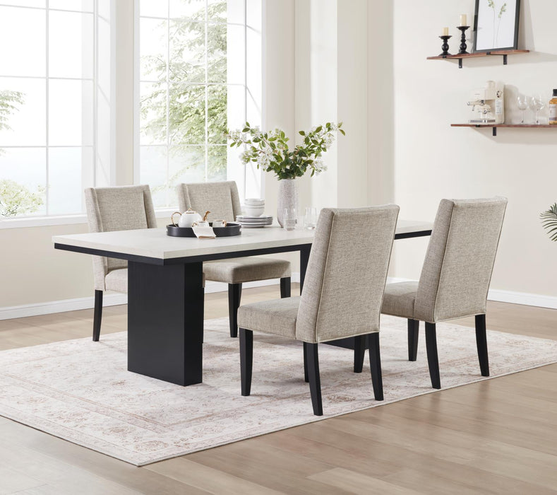 Dining Table & 4 Side Chairs