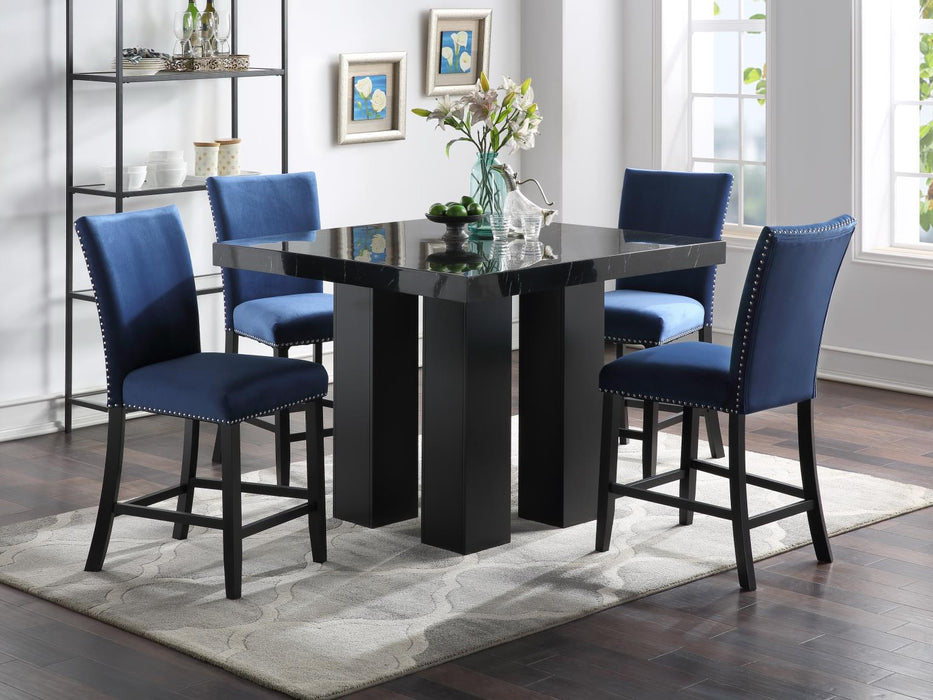 D132 Counter Table With 4 Chairs