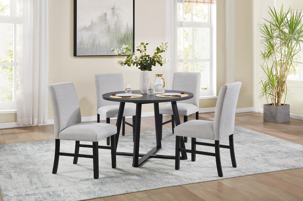 Black/Gray Dining Side Chair