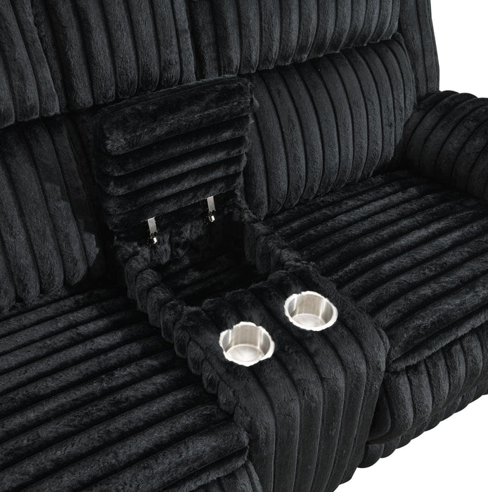 Reclining Sofa-Reclining Loveseat